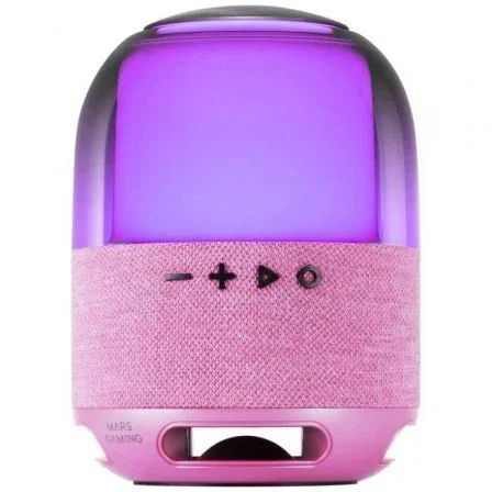 Mars Gaming Altavoz Bluetooth RGB MS-Flow 360° Rosa 15W Bluetooth 5.3 MicroSD Iluminación RGB 360° Batería 2000mAh Mars Gaming Altavoz Bluetooth RGB MS-Flow 360° Rosa 15W Bluetooth 5.3 MicroSD Iluminación RGB 360° Batería 2000mAh